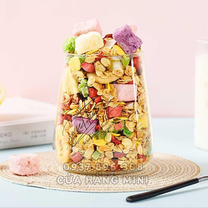 【LOẠI NGON】 Ngũ Cốc Ăn Kiêng Sữa Chua Dinh Dưỡng Mix Trái Cây (Yogurt Fruit Baked Oatmeal) - 400g