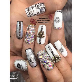 Sticker nails Versace - hình dán móng 3D