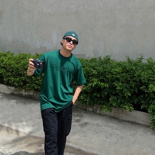 Áo thun Embossed Logo - Forest Green