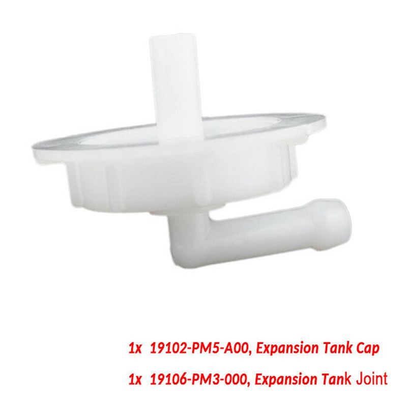 2pcs 19102-PM5-A00 19102PM5A00 Bình chứa nước làm mát tản nhiệt Nắp bình chứa tràn cho Honda Accord Acura TL 19106RNAA00