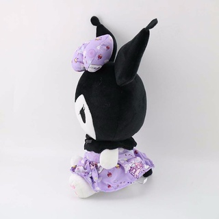 Đồ chơi búp bê nhồi bông aaron1 hình thỏ kuromi dễ thương 25cm - ảnh sản phẩm 7