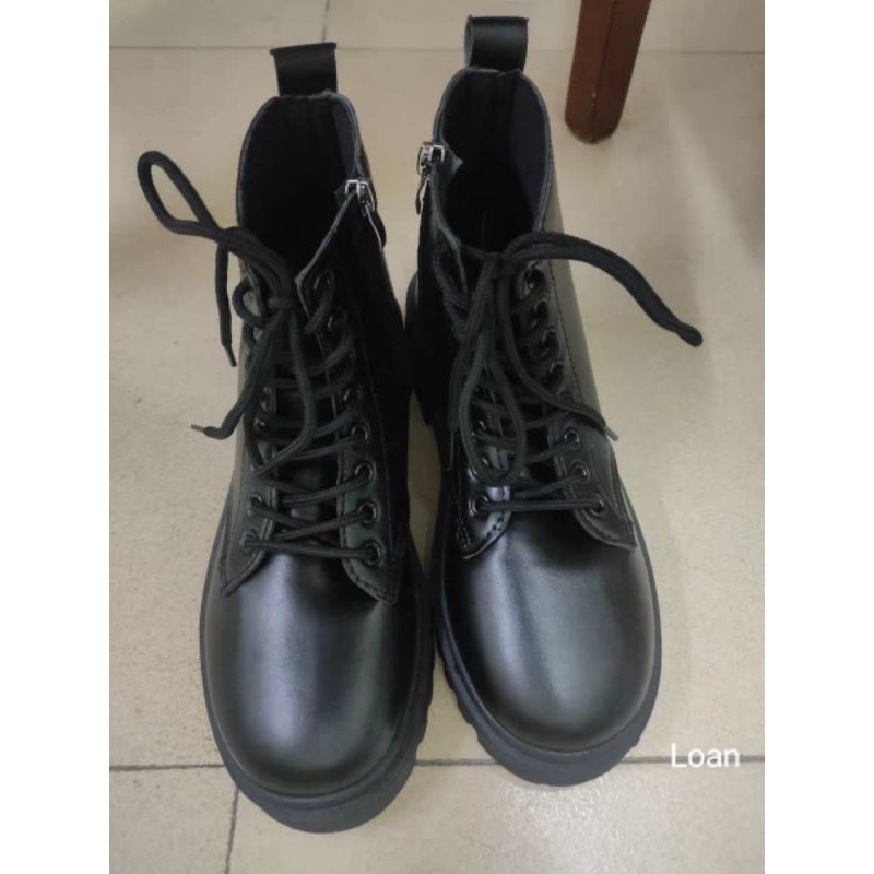 [Order - Ảnh thật] Giày boots nữ cổ ngắn ulzzang