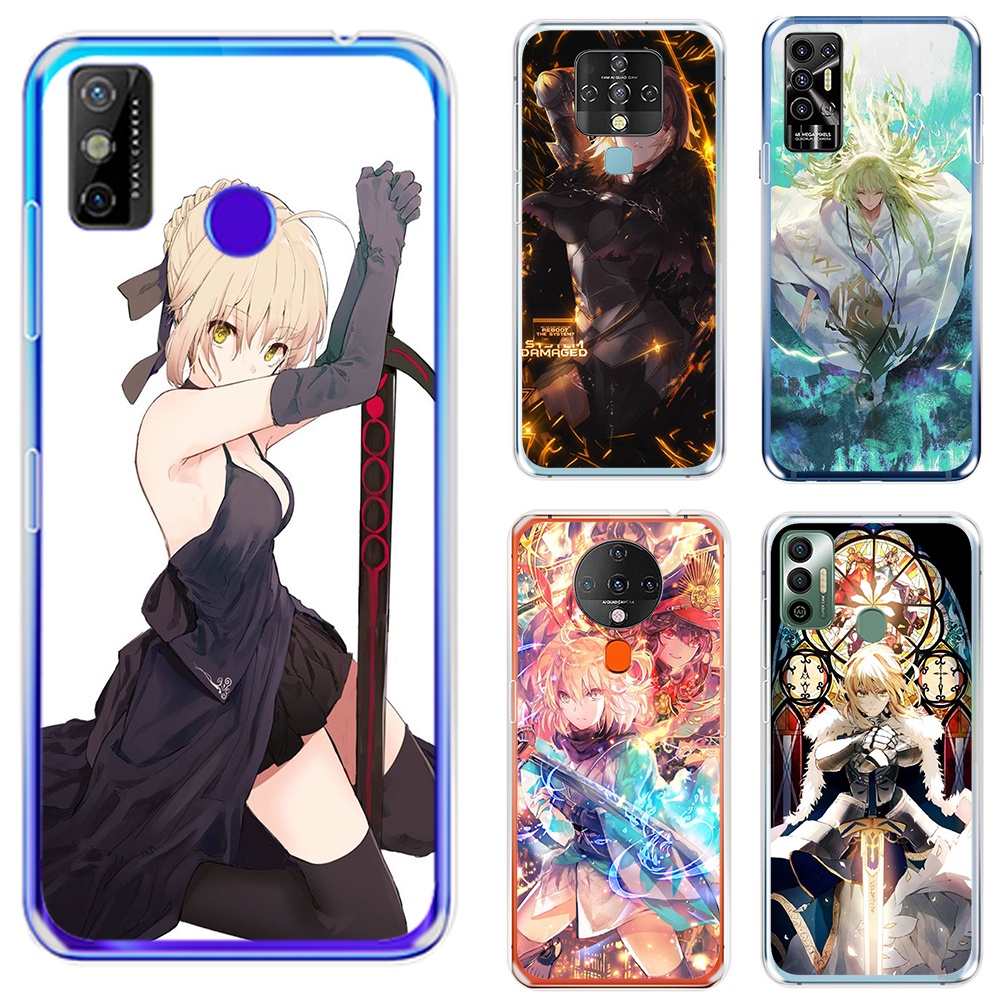 Ốp điện thoại anime Fate Grand Order cho Tecno Spark 6 Go 2020 7 Pova 2 Camon 16 17 Pro 17P KE5 KE7 LD7 CG7 CG8 YD74