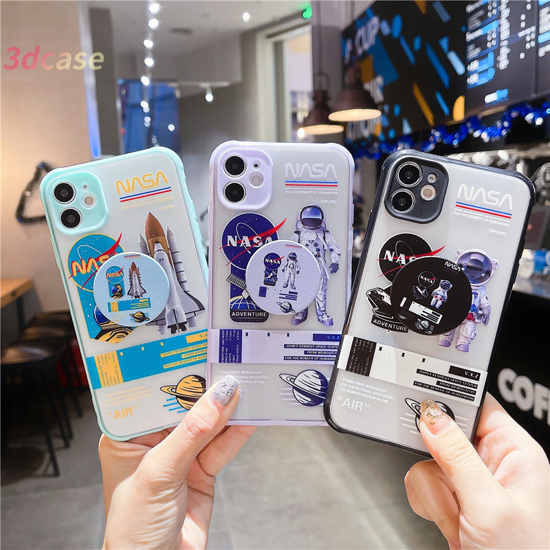 Hard Case Redmi 9 9C NFC 8 8A PRO 8A Dual 10X Redmi Note 9 8 7 7 PRO 7S Fashion Astronaut Cartoon Skin Feel Cover With holder