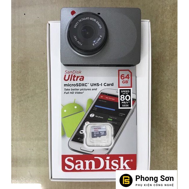 Camera hành trình Ô tô 1296P Xiaomi (xám)+Kèm thẻ Micro 64GB | BigBuy360 - bigbuy360.vn