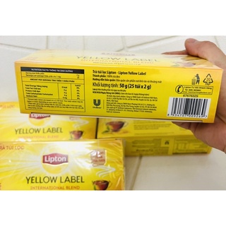 Trà Túi Lọc Lipton 50g(25 túi trà x 2g)
