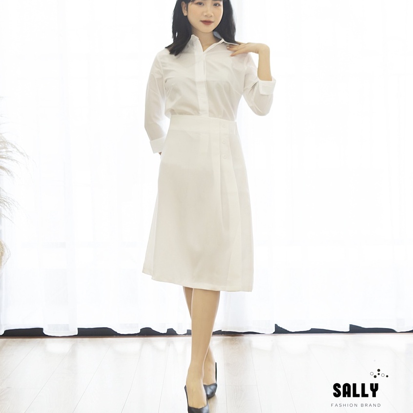 Chân váy xếp ly xòe - Sally