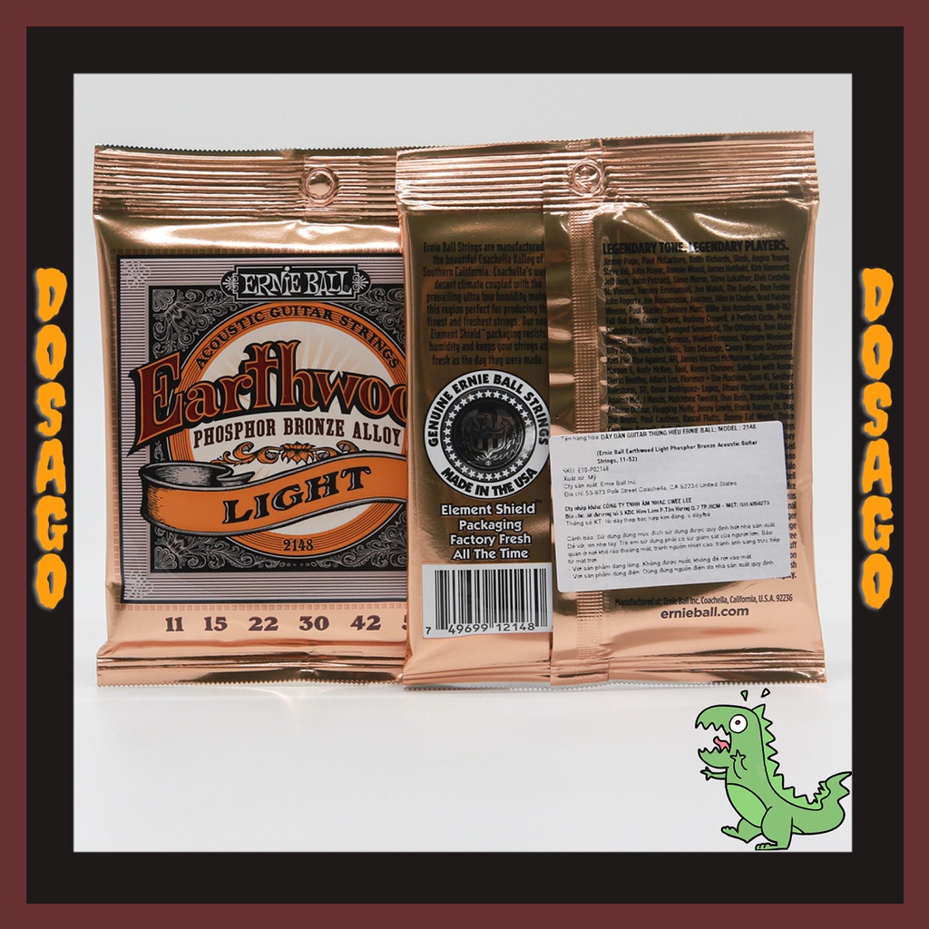 CHÍNH HÃNG - Dây đàn ERNIE BALL Acoustic 2148