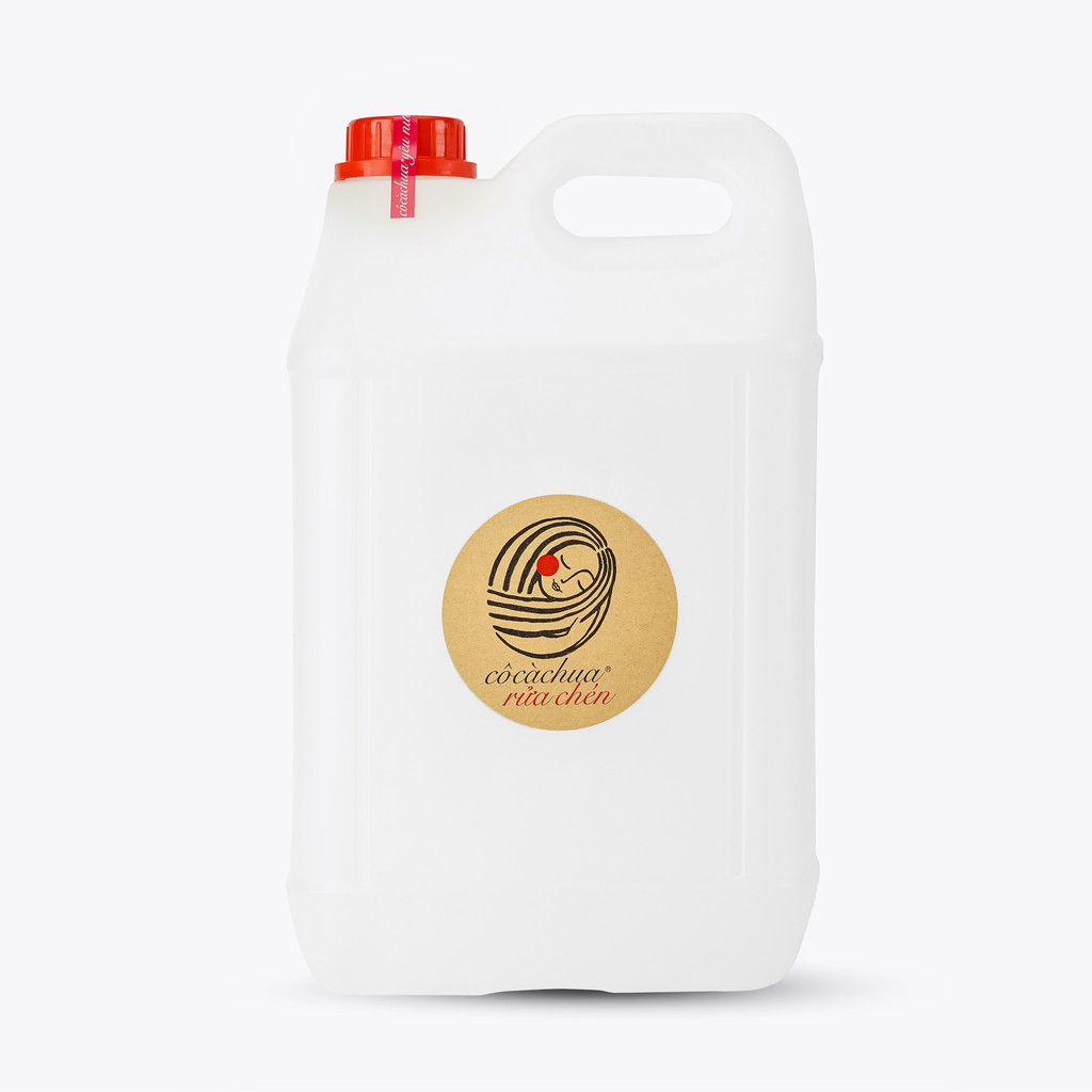 Nước rửa chén bát hữu cơ Cô Cà Chua Thiên Nhiên sạch dầu mỡ an toàn diệt khuẩn khử mùi 10L Nubes