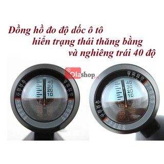 Đồng hồ đo độ dốc – độ nghiêng ô tô – Compass nghiêng 4 chiều, hỗ trợ  khi đi đèo địa hình gồ ghề