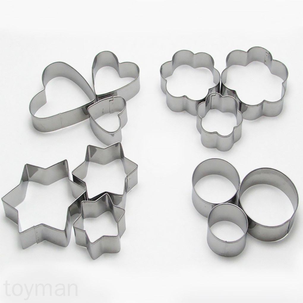 Khuôn cắt bánh quy bằng thép không gỉ tiện lợi