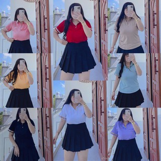 [Ảnh thật] BIGSIZE ÁO THUN CỔ TRỤ BBR