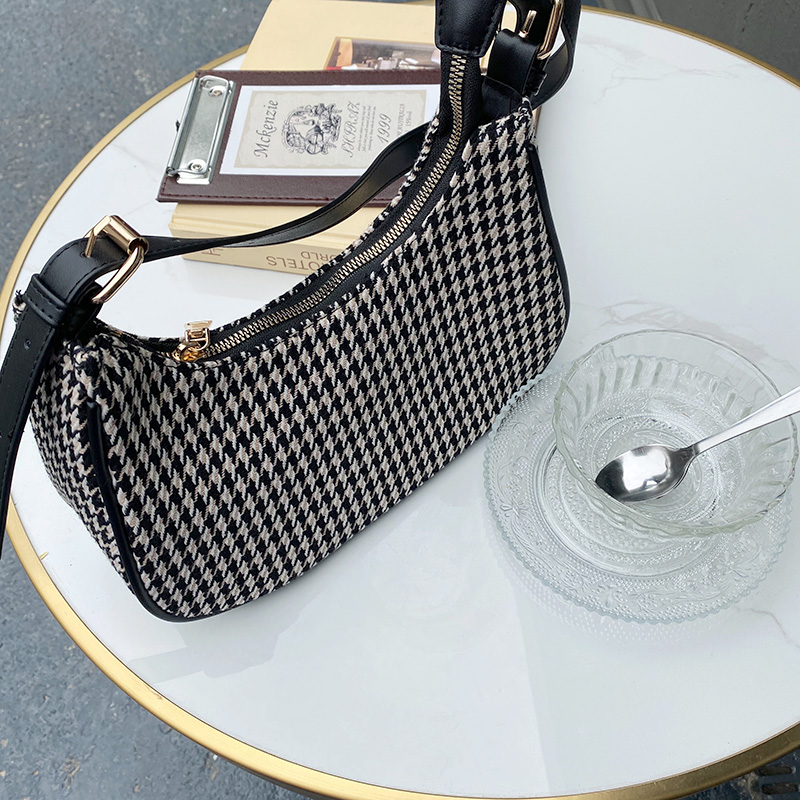 Túi xách đeo chéo họa tiết caro phong cách retro hợp thời trang cho nữ IELGY