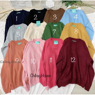 Áo len trơn Miss sumey form rộng ( đổi trả nếu không giống hình )