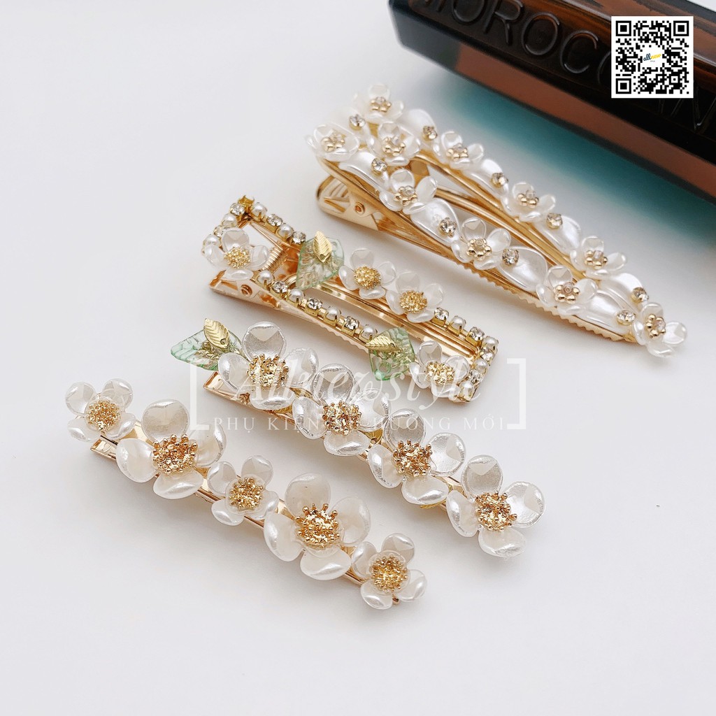 Kẹp thủ công Allnewstyle đá và hoa Thanh Xuân