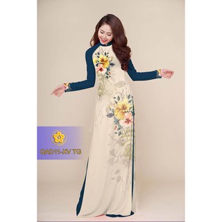 Vải Áo Dài Tằm Ý, Lụa Nhật  QAD11