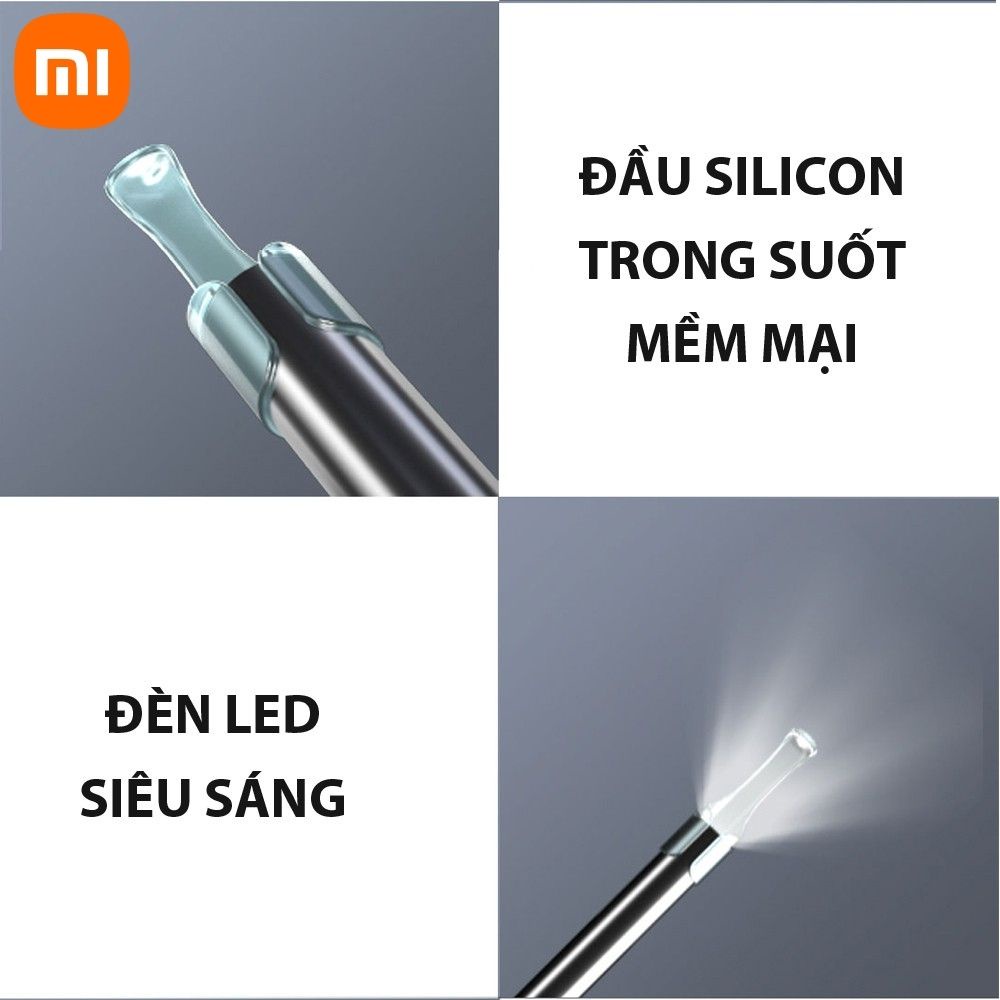 Dụng Cụ Lấy Ráy Tai Xiaomi Bebird R1 Có Đèn Sử Dụng Ống Nội Soi Tai Xem Trực Tiếp Qua Điện Thoại