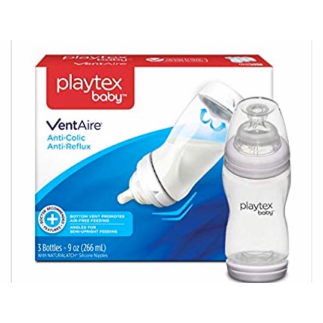 Bộ 3 bình sữa Playtex