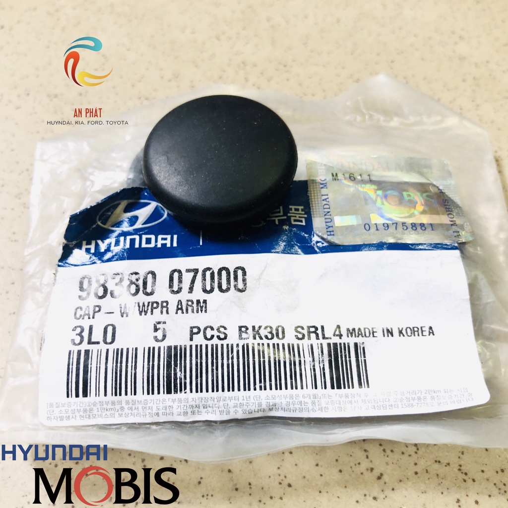 Nắp chụp cần gạt mưa trước chính hãng KIA & HUYNDAI 9838007000 HUYNDAI MOBIS HÀN QUỐC