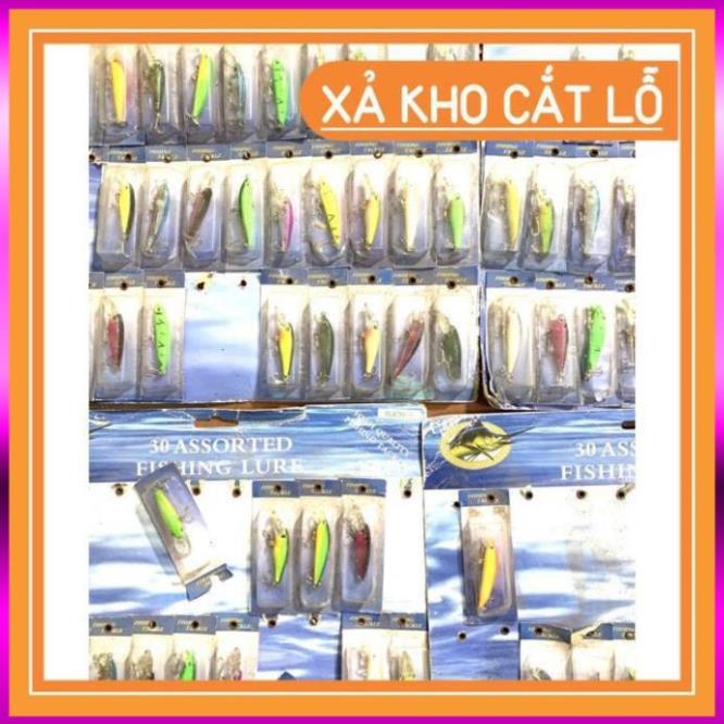 ⭐  [ Xả Kho ] Mồi Câu Lure Mồi Câu Cá Câu Lure 2 Lưỡi 3 tiêu BKK Siêu Sắc Bền