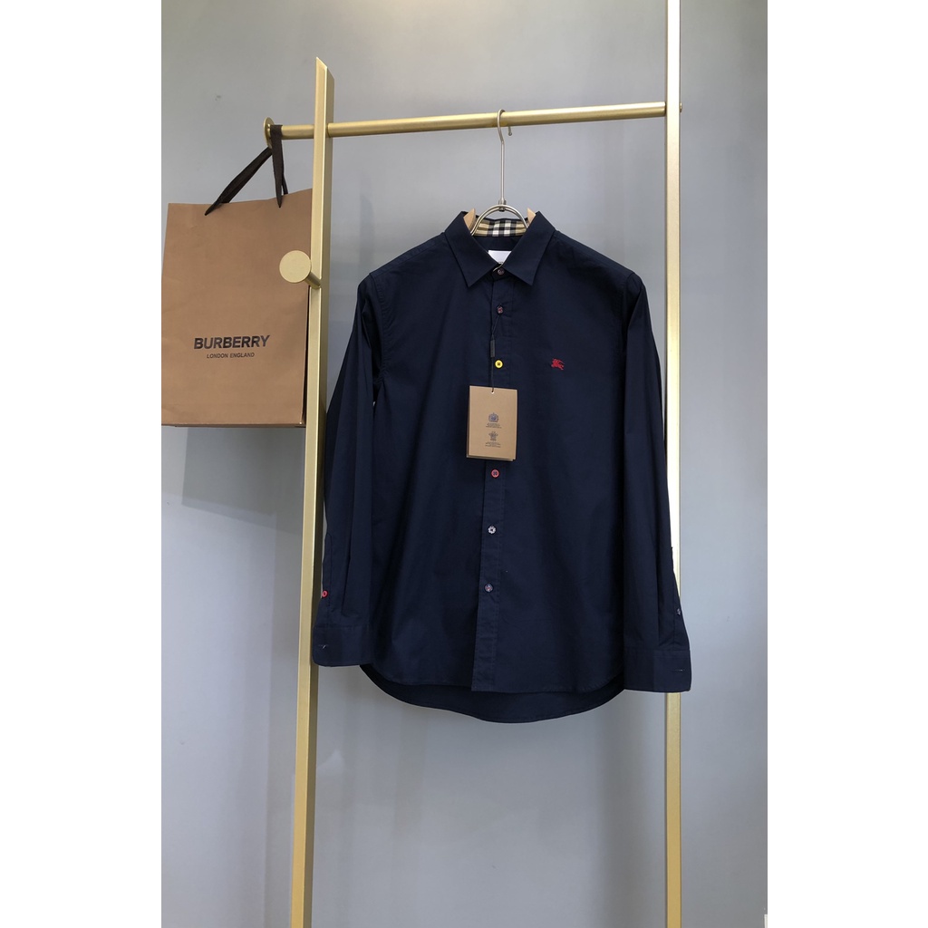 Áo sơ mi dài tay thời trang nam cao cấp Burberry BBR với thiết kế sành điệu, thanh lịch và cá tính