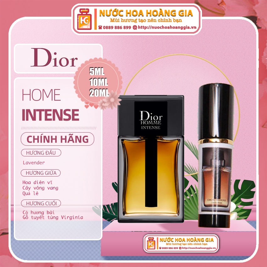 Nước hoa nam Dior Homme Intense Eau De Parfum Chính hãng 5ml 10ml 20ml