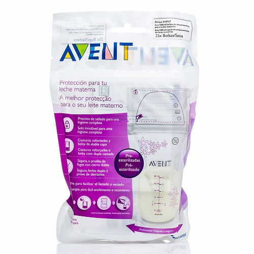 Túi trữ sữa Avent 25c 180ml