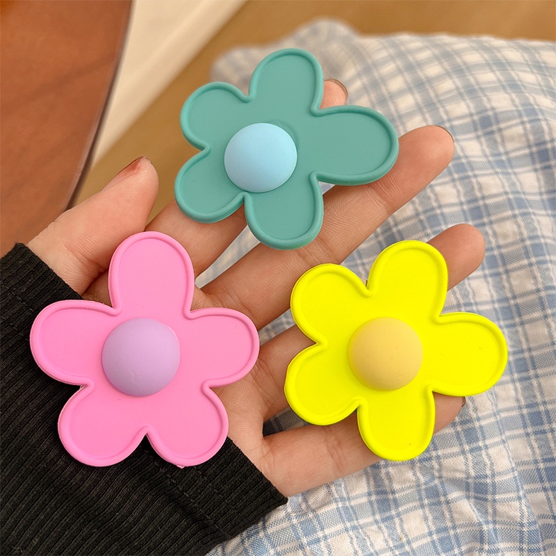 Kẹp Tóc Hình Hoa Nhiều Màu Sắc Phong Cách Hàn Quốc Dễ Thương Cho Bé Gái