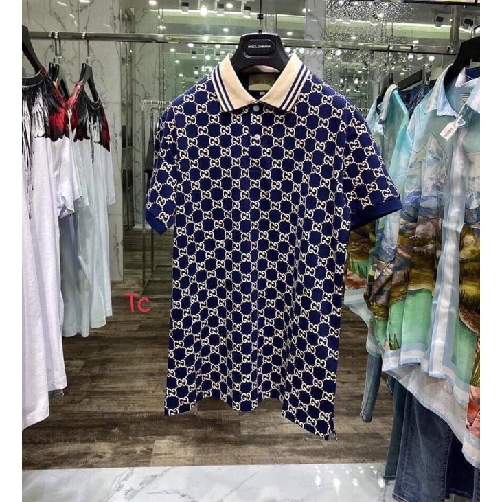 Áo polo cổ bẻ chữ toàn thân TC12