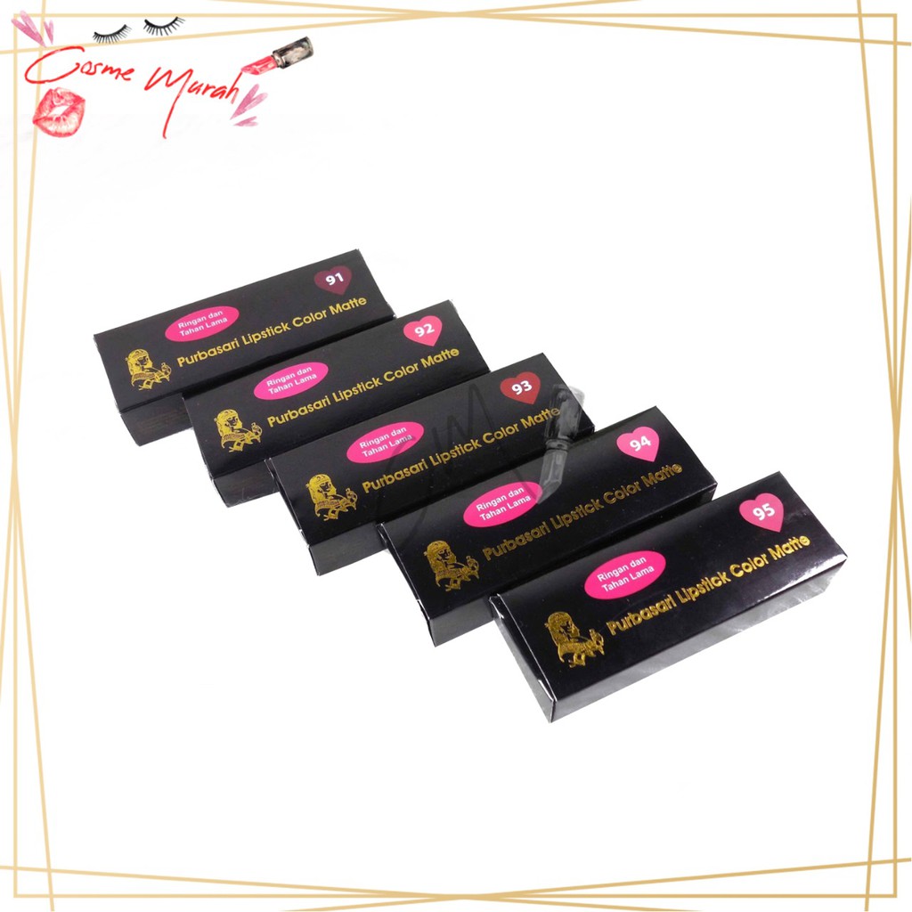 (hàng Mới Về) Son Lì Màu Sắc Thời Trang Thương Hiệu Purbasari Mờ / Matte | BigBuy360 - bigbuy360.vn