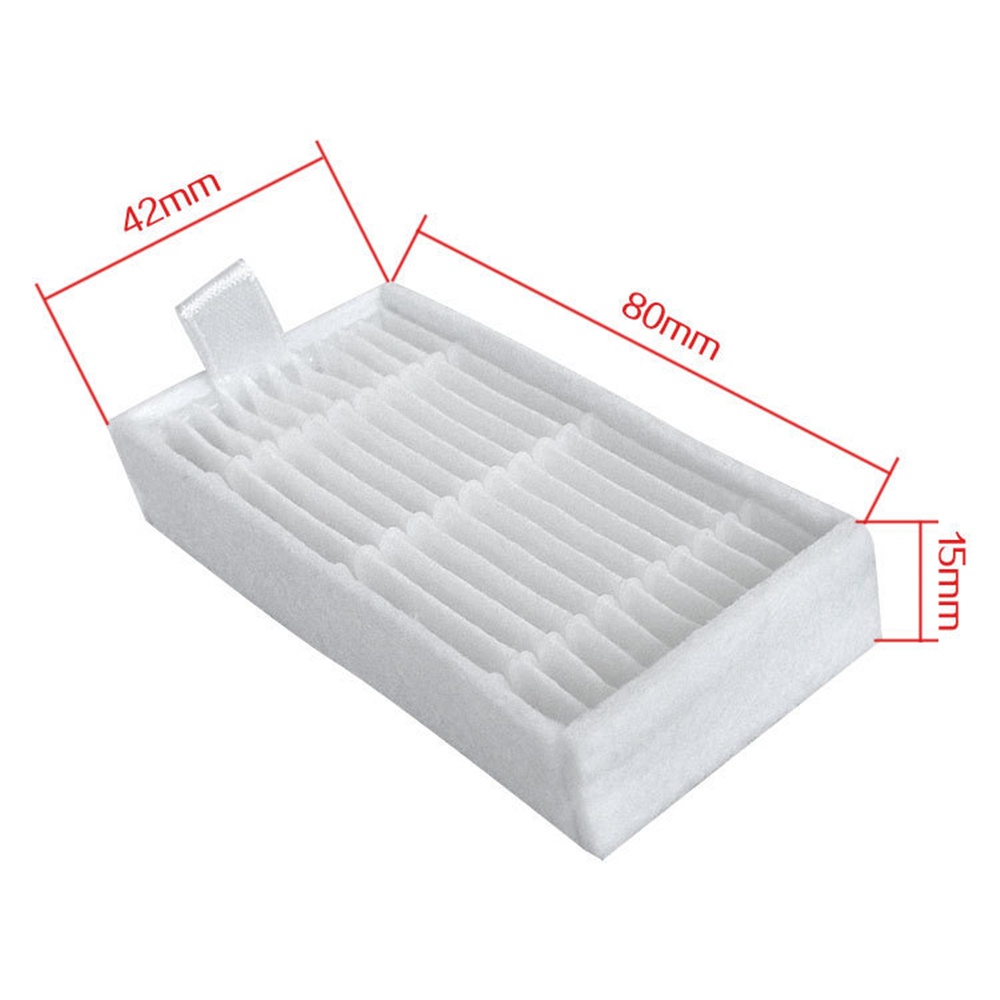 Bộ 2 Màng Lọc HEPA Thay Thế Cho Máy Hút Bụi CHUWI iLife V3 X5 V5 V3 + V5s ECOVACS Deebot X500 CR120 CR130