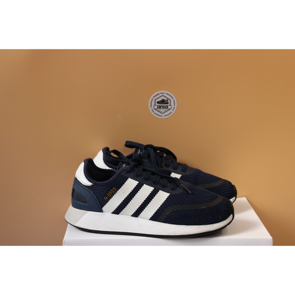 Giày Adidas Adidas N-5923 Iniki Runner xanh đen-Size 39 1/3