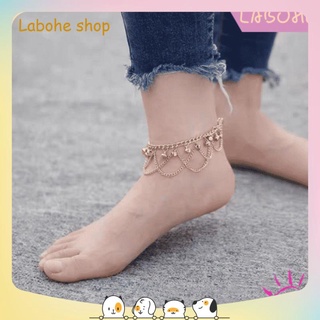 Lắc đeo chân phong cách Boho cá tính