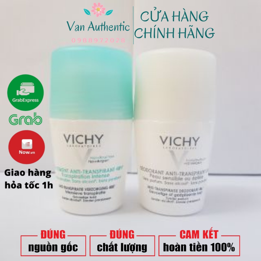 Lăn Khử Mùi Vichy Traitement Anti- Transpirant 48h (50ml)