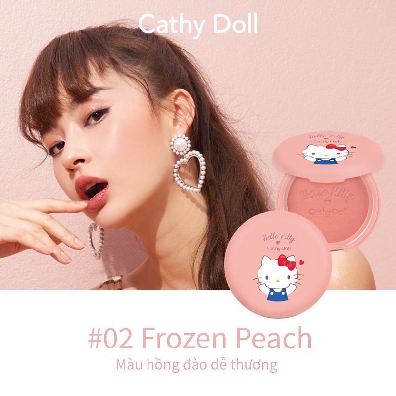 Phấn Má Cathy Doll Hello Kitty Cotton Shine