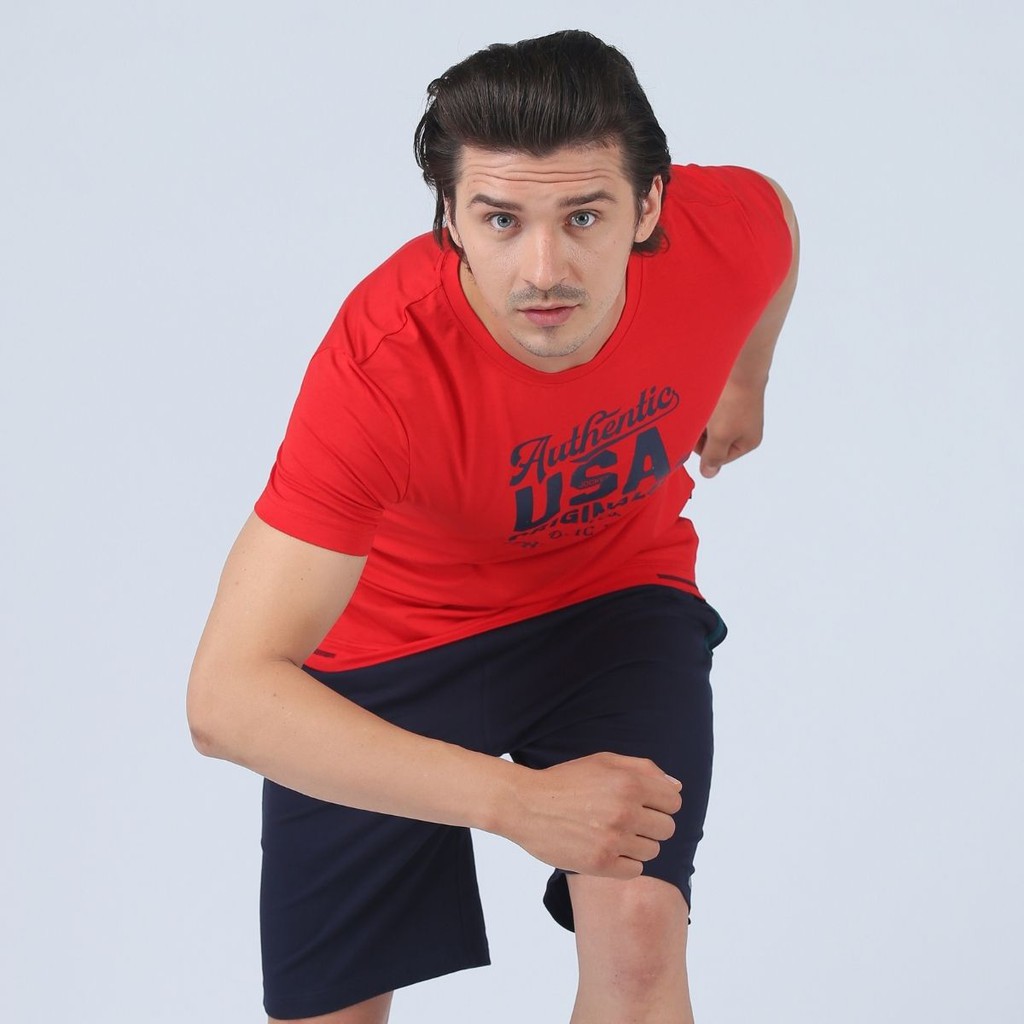 Áo Phông Nam Jockey Thun Cotton Bambo Ngắn Tay In Chữ USA Mềm Mại Cao Cấp - JUMT0422 | BigBuy360 - bigbuy360.vn