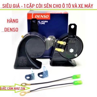 BỘ 2 CÒI SÊN XE MÁY ÔTÔ KÊU SIÊU TO CỰC CHẤT