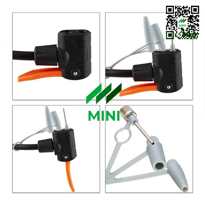 Bơm hơi đạp chân 2 xi lanh BEE J44B-01