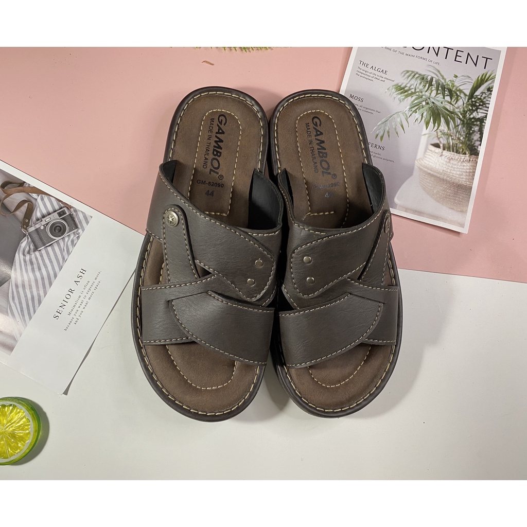 Dép da nam Thái Lan Gambol BỀN ĐẸP