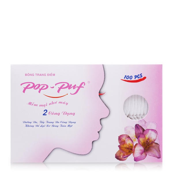 Bông Tẩy Trang Pop Puf Classic 100 Miếng