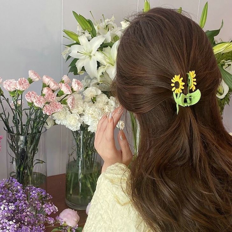 Kẹp Tóc Hình Hoa Tulip Thời Trang Hàn Quốc Cho Nữ