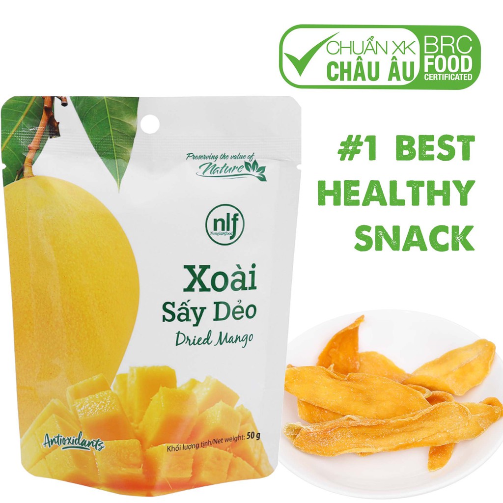 10 Xoài Sấy Dẻo gói 75g | Ăn vặt nổi tiếng Sài Gòn | Healthy Snack | Ăn vặt văn phòng