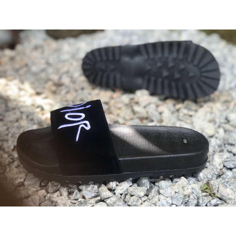 DÉP NAM NỮ  THÊU quai nhung đế chống trơn trượt