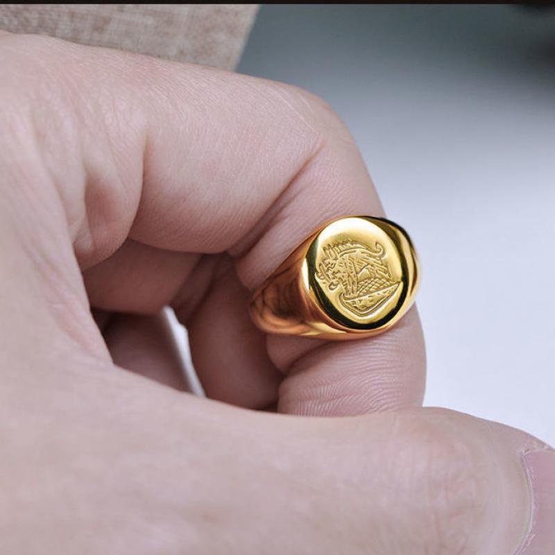 Nhẫn Thời Trang Khắc Họa Tiết Độc Đáo Cho Nam Và Nữ