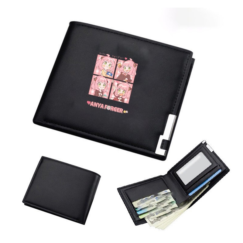 Ví da cầm tay nam nữ IN HÌNH ANYA ver ĂN UỐNG Spy x Family anime chibi xinh xắn thời trang