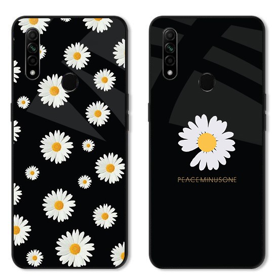 Ốp lưng cường lực hoa cúc SamSung M12/A32/A52/A72/A12/A02s/A21s/A31/A51/A71/M51/S20 FE/Note 10 lite/A90