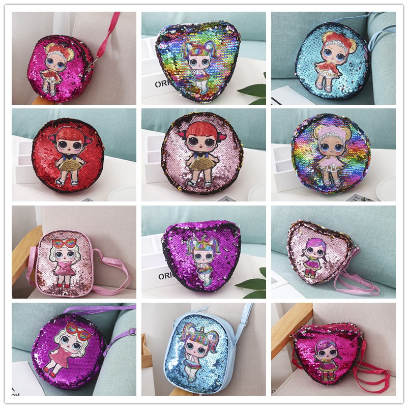 Túi đeo chéo đính kim sa lấp lánh