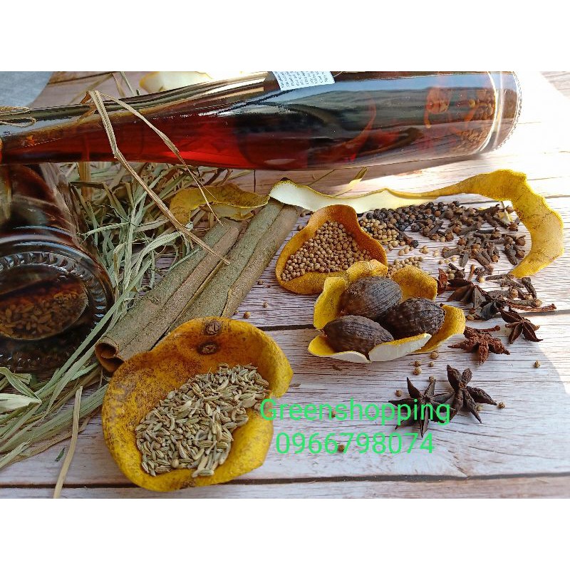 Set ngâm rượu mai quế lộ 50g