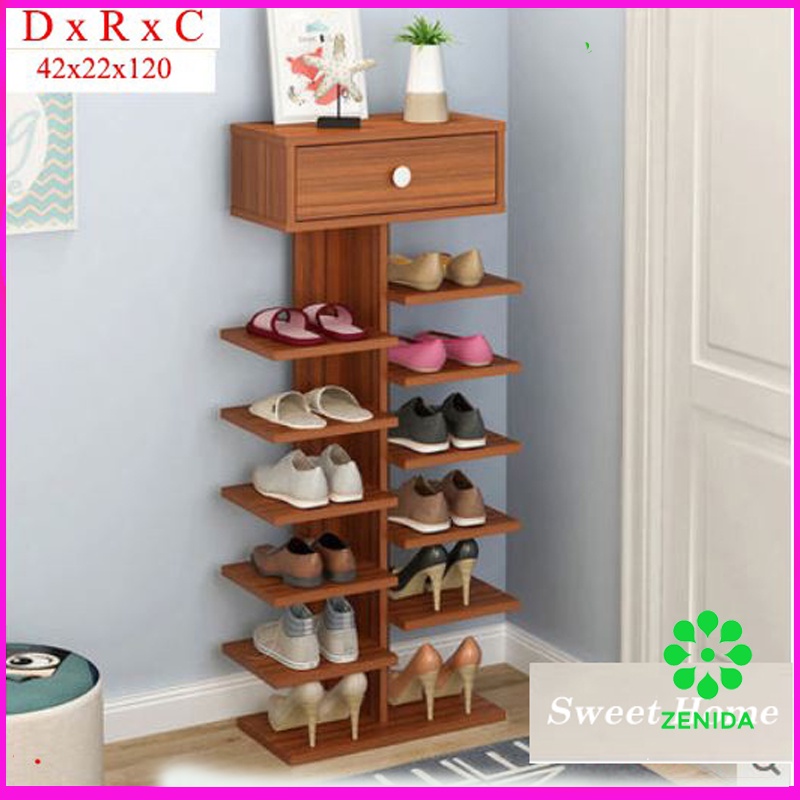 Kệ Giày Gỗ FREESHIP Kệ Để Giày Dép 7 tầng Hình Cây Cực Tiện Ích Zenida