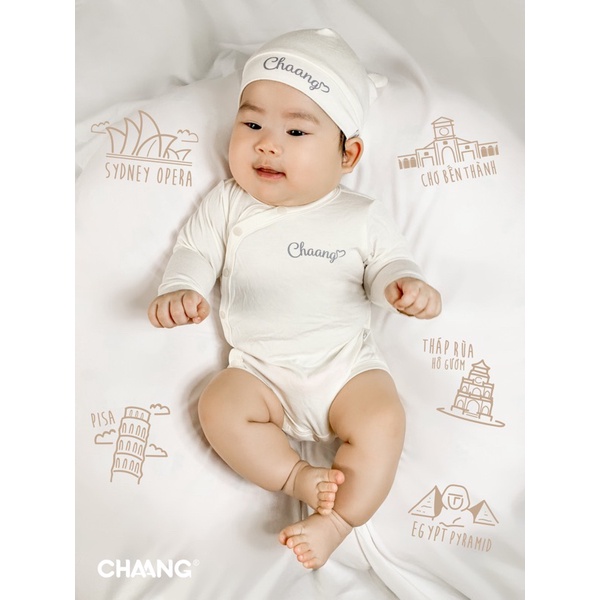 Chaang - Set 2 body chip cúc chéo cho bé